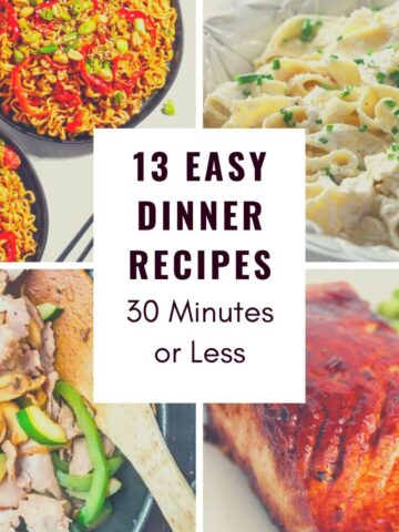 Easy Dinners Square Social Media Image